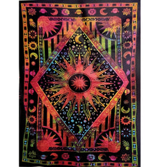 Sun Moon Planets Universe Tapestry
