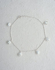 Shiva's Eye Shell Multi Shell Anklet
