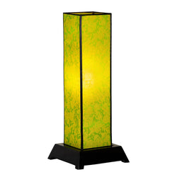Sekkei Silk Table Lamp, Lime