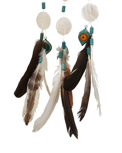 Capiz Shell Dreamcatcher - Peacock