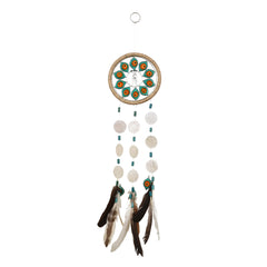 Capiz Shell Dreamcatcher - Peacock