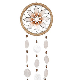 Capiz Shell Dreamcatcher - Flower