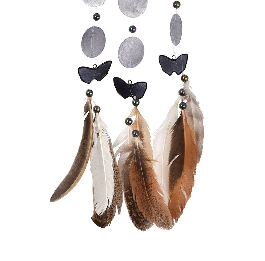 Capiz Shell Dreamcatcher - Butterfly