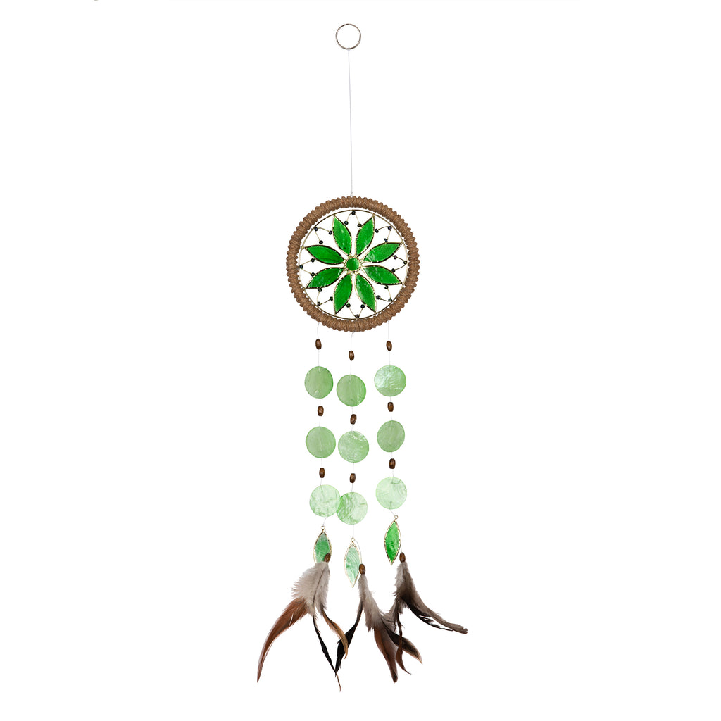 Capiz Shell Chakra Dreamcatchers - Flower