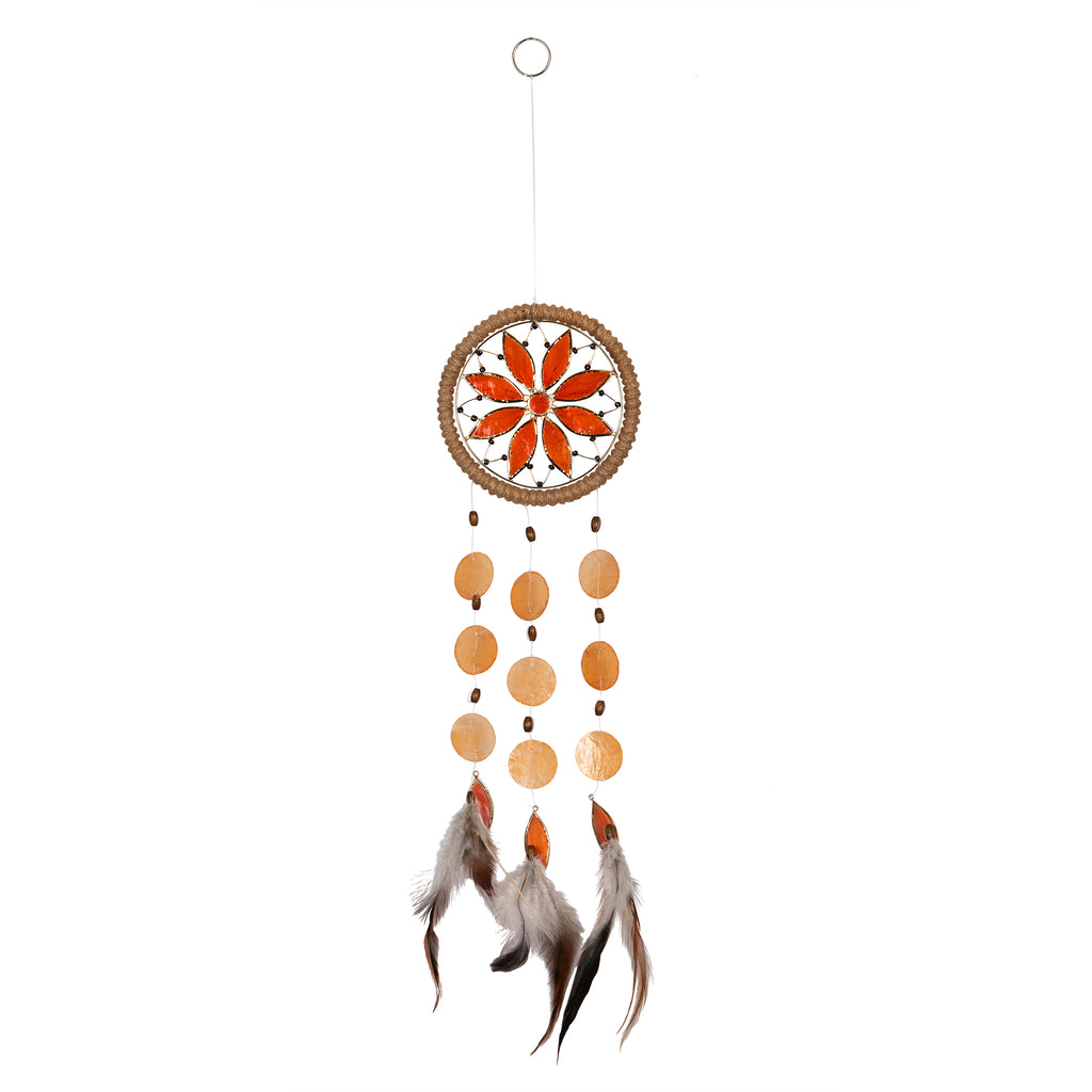 Capiz Shell Chakra Dreamcatchers - Flower