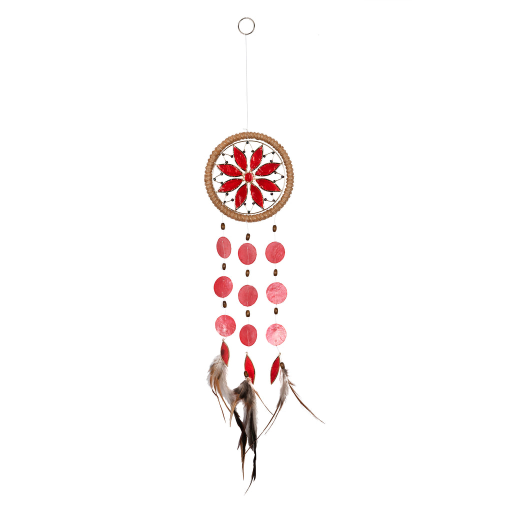 Capiz Shell Chakra Dreamcatchers - Flower