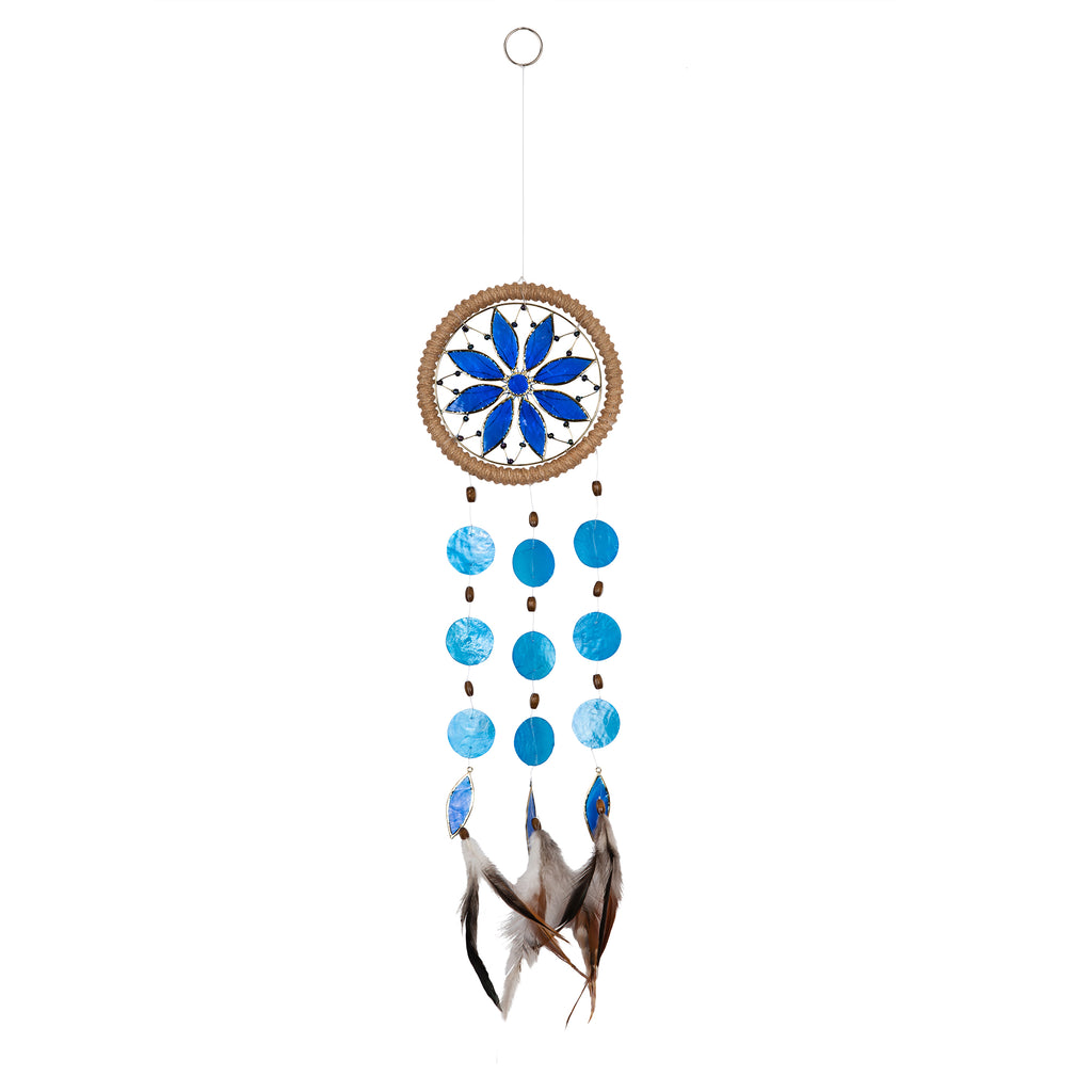Capiz Shell Chakra Dreamcatchers - Flower