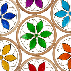 Capiz Shell Chakra Dreamcatcher - XL