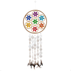 Capiz Shell Chakra Dreamcatcher - XL