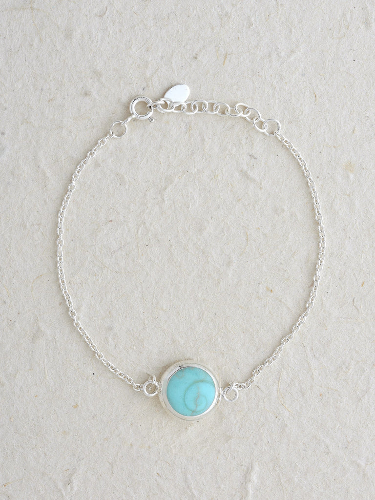 Double Sided Single Shell Bracelet (9mm)