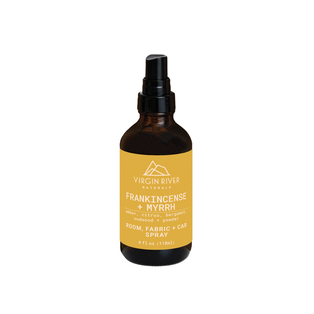 HOLIDAY FRANKINCENSE + MYRRH 4oz Room Spray Om Gallery