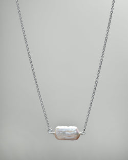 Fresh Water Pearl Necklace Sterling Silver