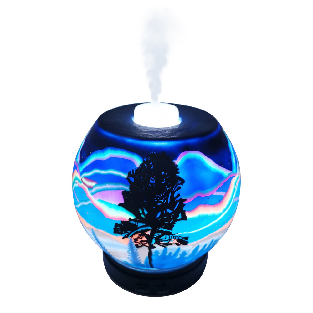 Handcrafted Ultrasonic Essential Oil Diffusers (Northern Lights )