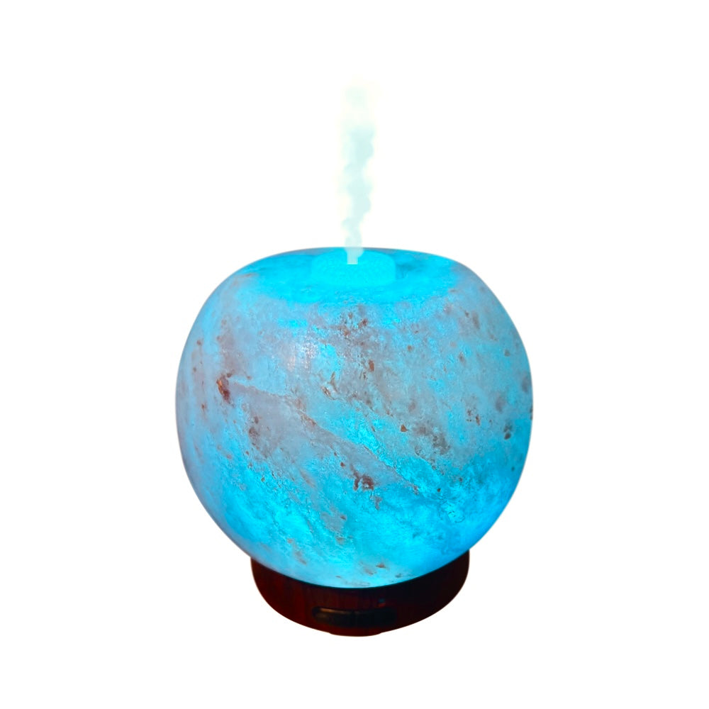 Ultrasonic Himalayan Salt Bowl Essential Oil Diffuser ( Handmade )