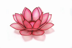 Paradise Lotus Tea Light Holder, Flamingo