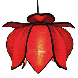 Hanging Baby Blooming Lotus Lamp, Solar / 12' Swag Kit