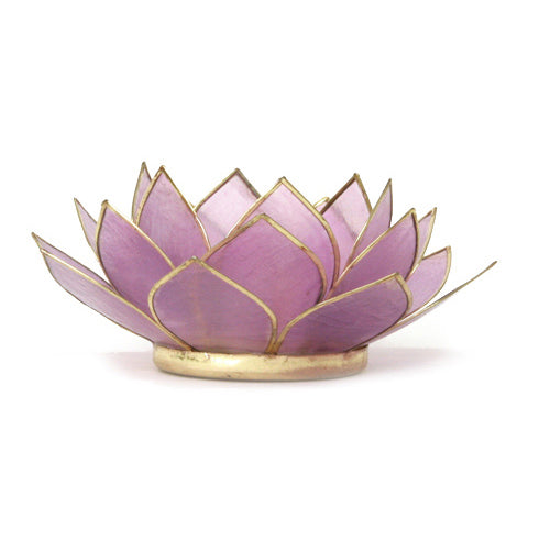 Gemstone Lotus Tea Light Holder