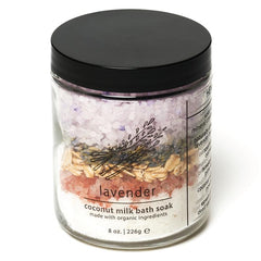 LAVENDER COCONUT MILK BATH SOAK