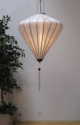 Silk and Bamboo Lantern Diamond 4'