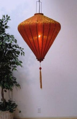 Silk and Bamboo Lantern Diamond 4', Sun