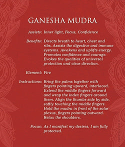 Mudras Deck for Awakening the Five Elements
