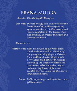 Mudras Deck for Awakening the Five Elements