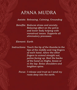 Mudras Deck for Awakening the Five Elements