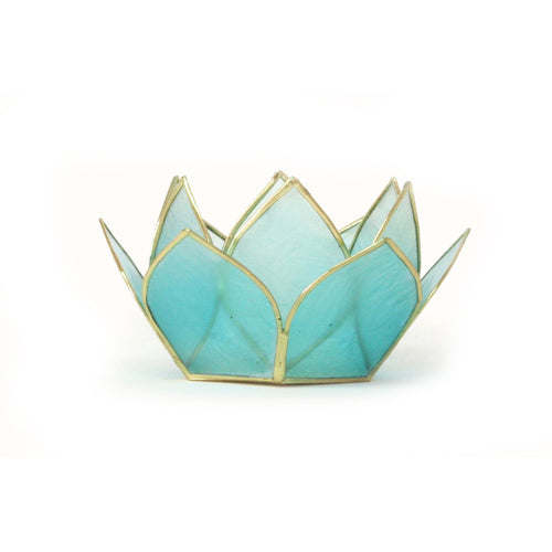 Mini Gemstone Lotus Tea Light Holder