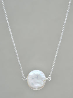 Fresh Water Pearl Necklace Sterling Silver