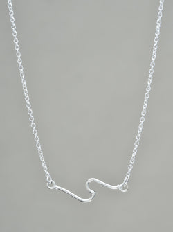 Wave Necklace Sterling Silver