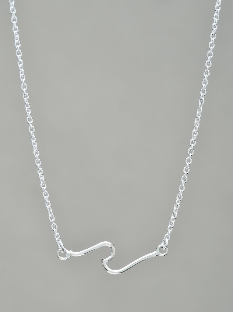 Wave Necklace Sterling Silver