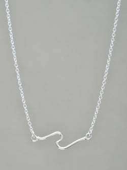 Wave Necklace Sterling Silver