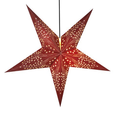 Om Paper Star Lantern - Rust