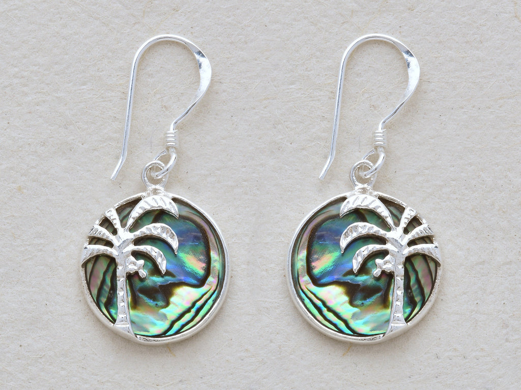 Palm Tree Earrings  Double Sided