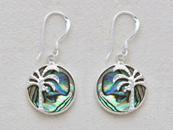 Palm Tree Earrings  Double Sided