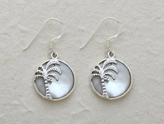 Palm Tree Earrings  Double Sided