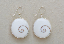 Shiva's Eye Earrings Double Sided (large)