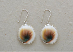 Shiva's Eye Earrings Double Sided (medium)