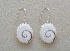 Shiva's Eye Earrings Double Sided (medium)