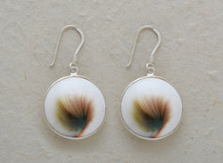 Shiva's Eye Earrings Double Sided (large)