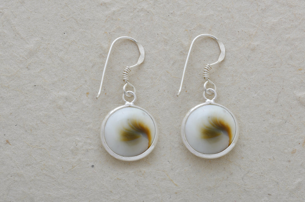 Shiva's Eye Earrings Double Sided (small)