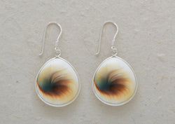 Shiva's Eye Earrings Double Sided (large)