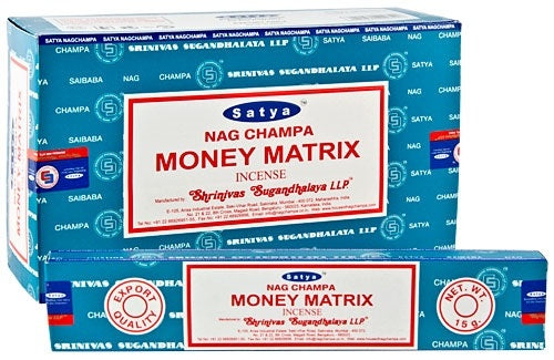 Satya Money Matrix Incense - 15 Gram Pack