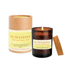 SUNSHINE 8oz Glass Jar Candle