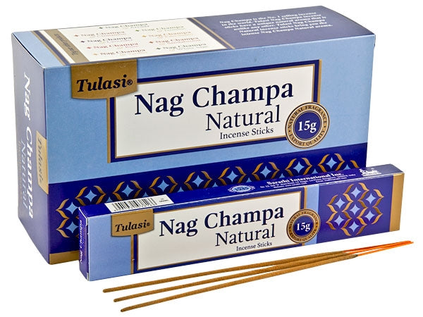 Tulasi Nag Champa Natural Incense - 15 Sticks Pack