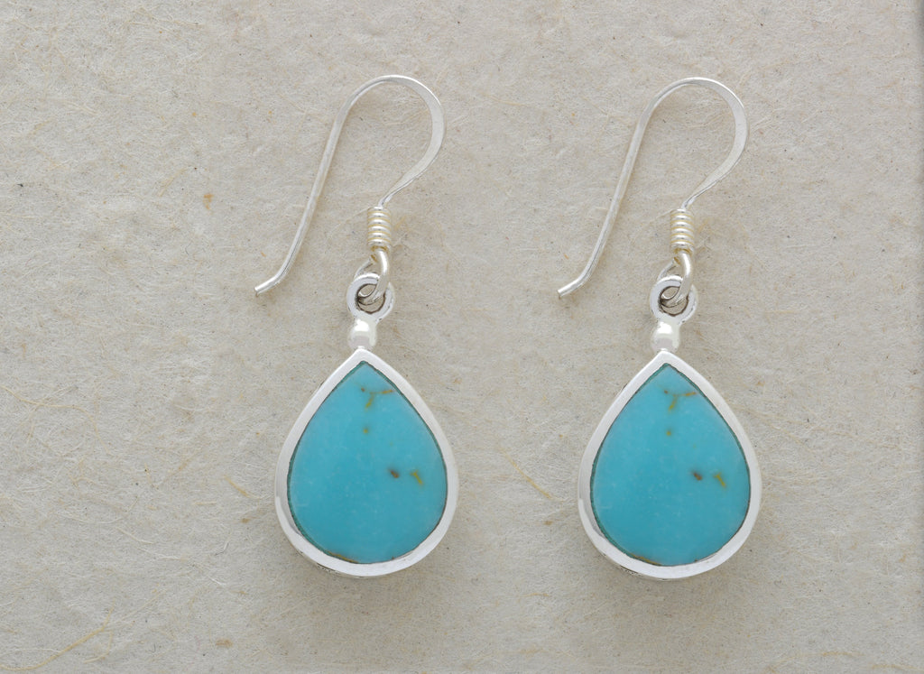 Thick Oval Etched Earrings