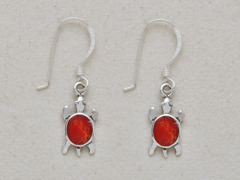 Turtle Hanging Earrings (small)