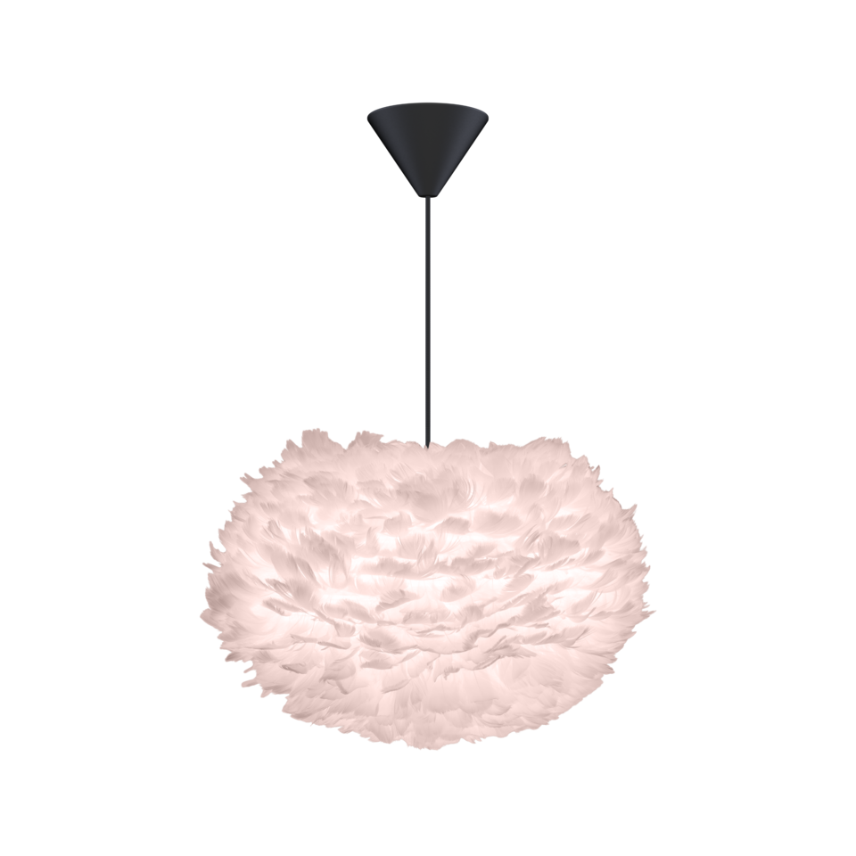 Eos Medium Hardwired Pendant in Light Rose