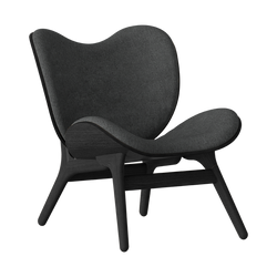 A Conversation Piece Low Lounge Chair in Black Oak, Shadow