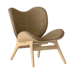 A Conversation Piece Low Lounge Chair in Oak, Sugar Brown